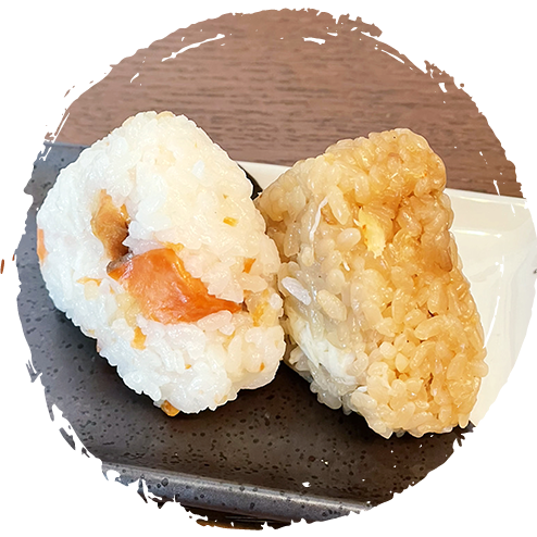 おにぎり（毛蟹・鮭）